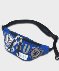 "Re;make" used soccer uniform fanny pack -CFC