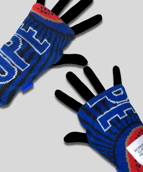 "Re;make" used soccer muffler hand warmer -BZ
