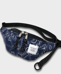 "Patchworks" Diamond Patch Bandana Fanny Pack -navy