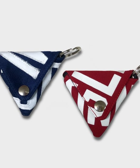 "Re;make" NFL gameshirt remake Triangle Coin purse -red