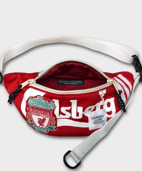 "Re;make" used soccer uniform fanny pack -LFC
