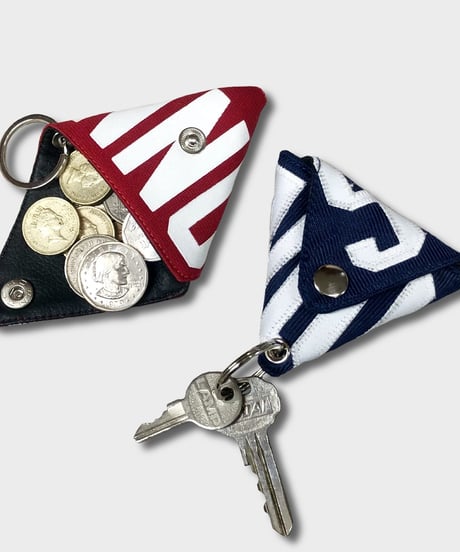 "Re;make" NFL gameshirt remake Triangle Coin purse -red