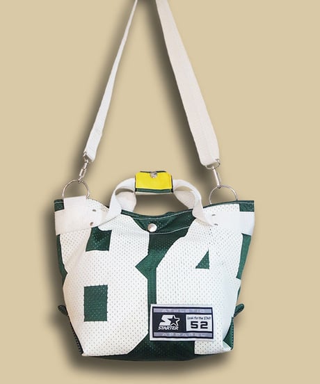 "Re;make" NFL Game shirts  Tote Bag (S) -"84"/Green