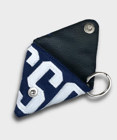"Re;make" NFL gameshirt remake Triangle Coin purse -navy /white