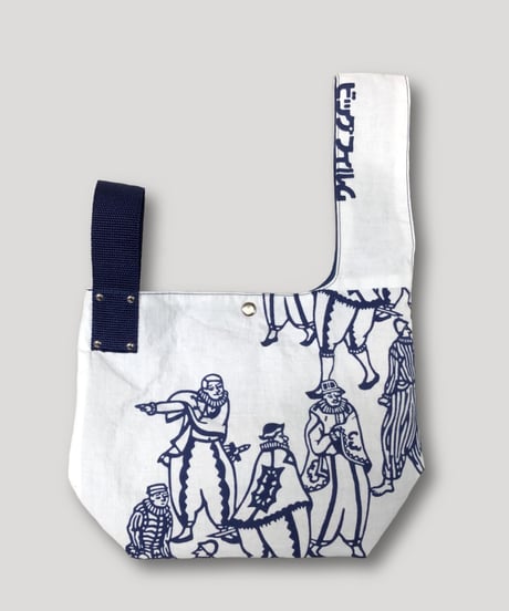"Re;make" Tenugui remake "SHIJIMI" Bag -長崎くんち 南蛮船