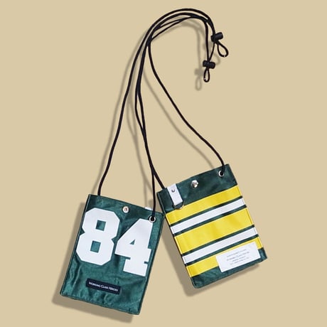 Working Class Heroes  Remake NFL Game shirts  Mobile Pouch -"84"/ Green