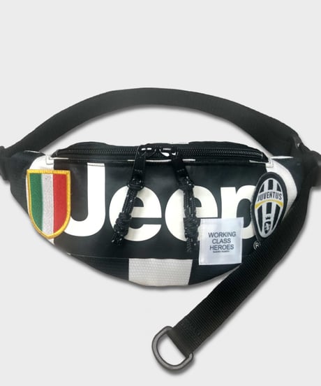 "Re;make" used soccer uniform fanny pack -JFC