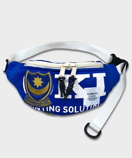 "Re;make" used soccer uniform fanny pack -PFC