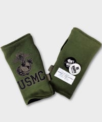 "Re;make" used USMC sweat  hand warmer -printed