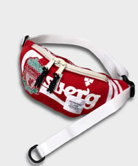 "Re;make" used soccer uniform fanny pack -LFC