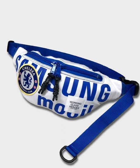 "Re;make" used soccer uniform fanny pack -CHE