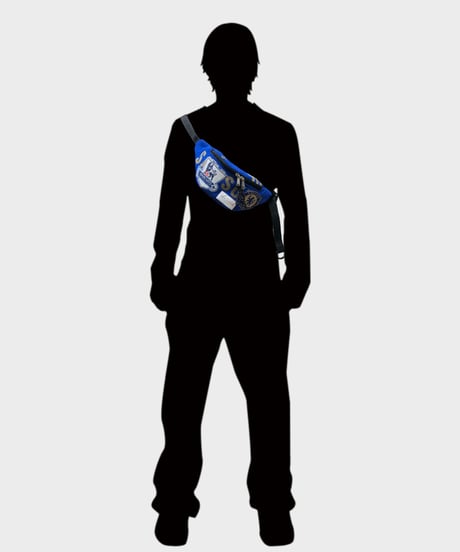 "Re;make" used soccer uniform fanny pack -CFC
