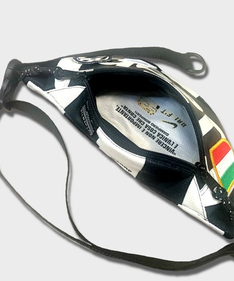 "Re;make" used soccer uniform fanny pack -JFC