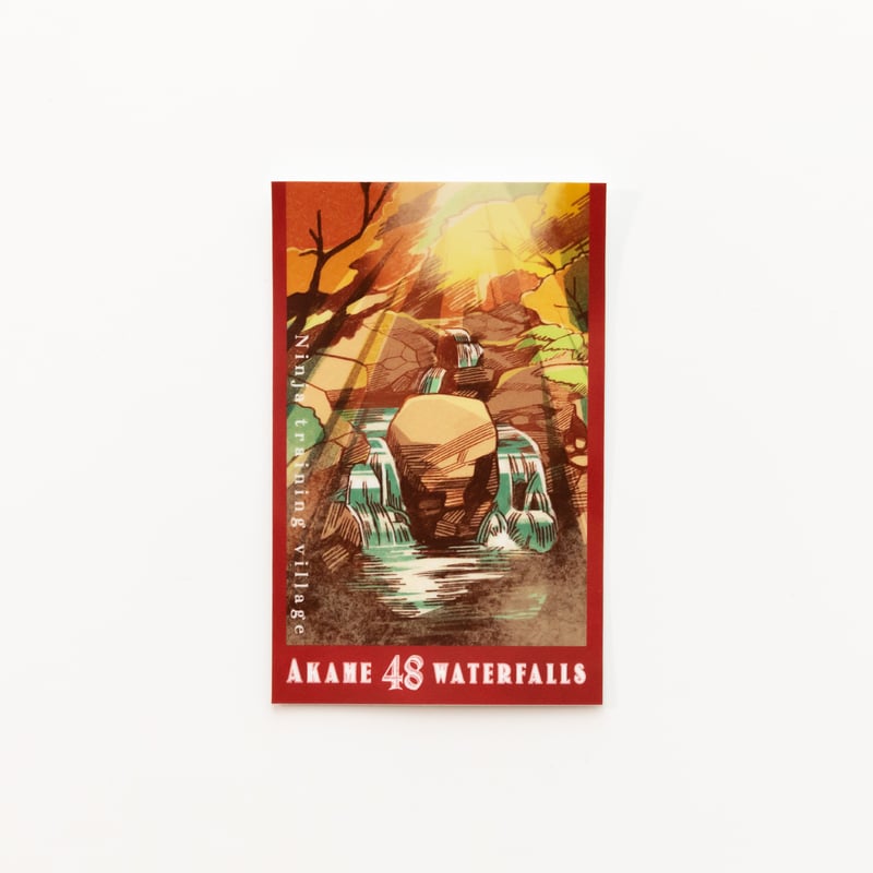 赤目四十八滝 レトロステッカー | MieMu SHOP（ミエムショップ）通販サイト