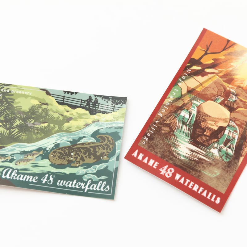 赤目四十八滝 レトロステッカー | MieMu SHOP（ミエムショップ）通販サイト