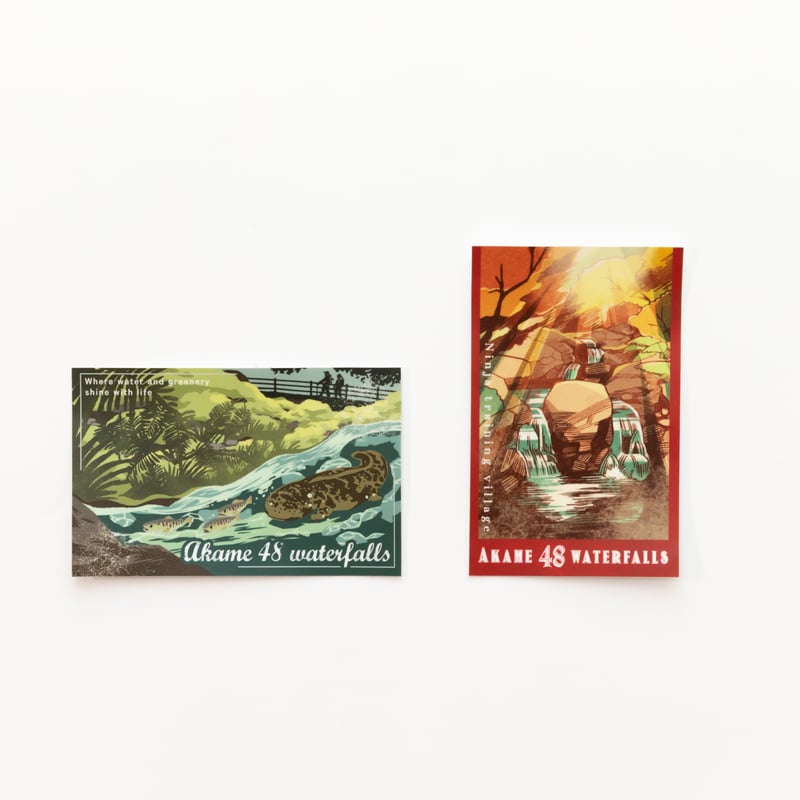 赤目四十八滝 レトロステッカー | MieMu SHOP（ミエムショップ）通販サイト
