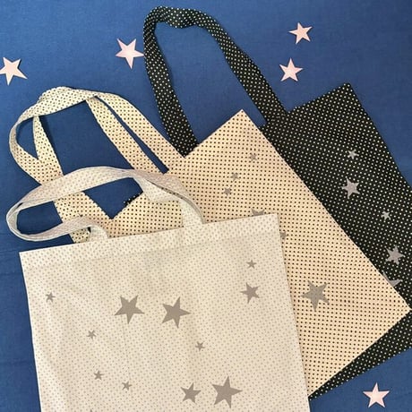 《1点もの》 Little Star _ Night (ブラック × ホワイト)
