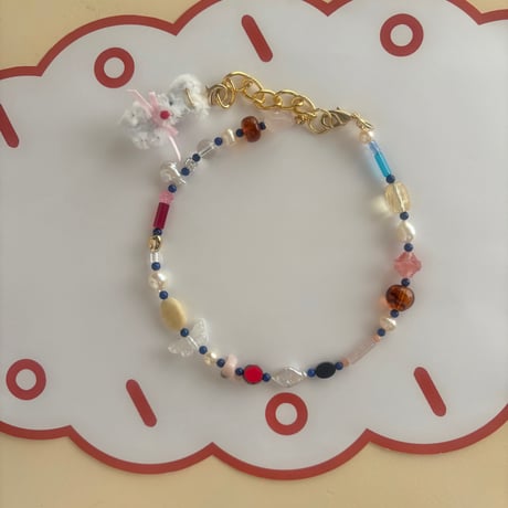 《1点もの》ネックレス "CANDY CONFETTI"2