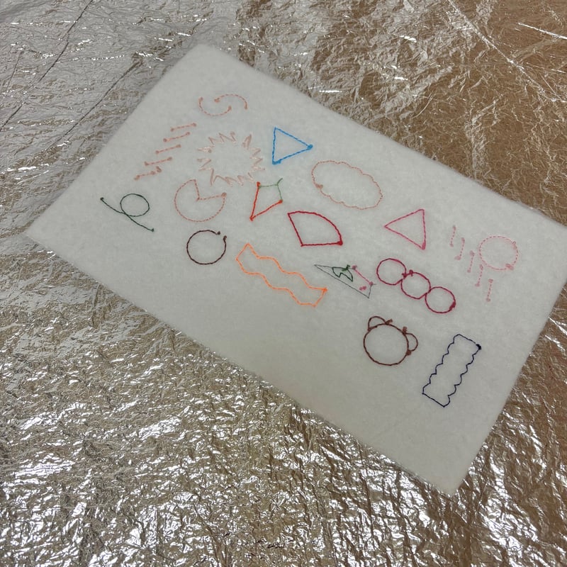 刺繍 見本サンプル作品 3 | HELLO emiumigumi WEBSHOP