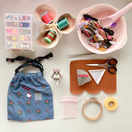 《予約サイト》【emiumigumiの刺繍WORK SHOP】 at NUTS & MILK♥︎ ᯤ 2026.9/21(月)22(火)♥︎ ᯤ