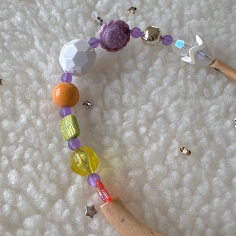 《1点もの》MY STRAP 5(ユーモラスなビーズたち)