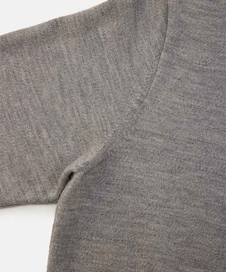 DIGAWEL Extrafine Merino Wool Sweater【Feather gray】