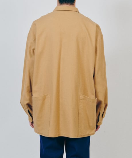 DIGAWEL  Side Pocket Oversized Shirt【BEIGE】