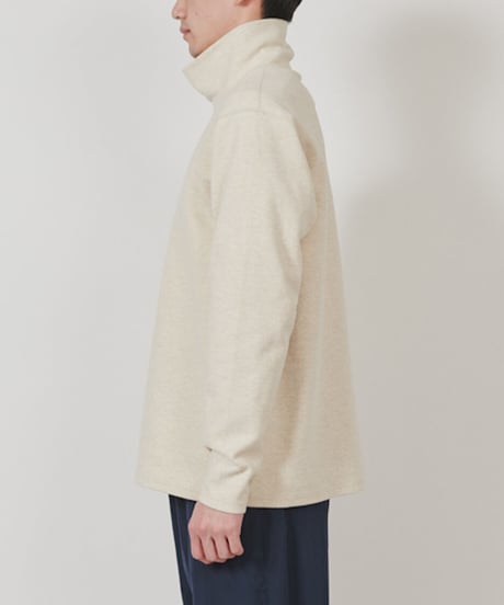 DIGAWEL  Turtleneck L/S T-shirt【HEATHER BEIGE】