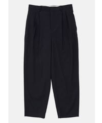 DIGAWEL  2 Tuck Tapered Pants ② combat wool【NAVY】