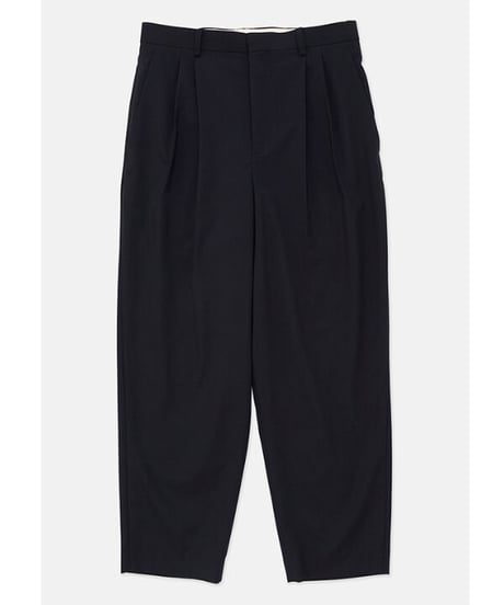 DIGAWEL  2 Tuck Tapered Pants ② combat wool【NAVY】