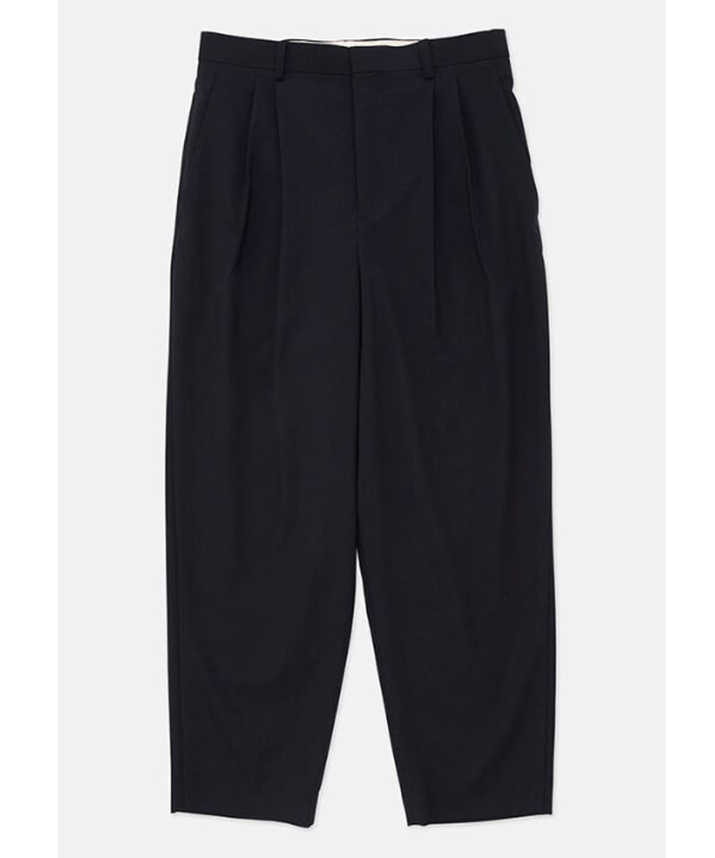 2 Tuck Tapered Pants②combat wool 2 Tuck Tapered Pants②combat wool – DIGAWEL ONLINE STORE
