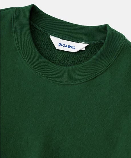 DIGAWEL  Reverse Weave Sweat Shrit【GREEN】