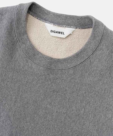 DIGAWEL  Reverse weave Sweatshirt【GRAY】