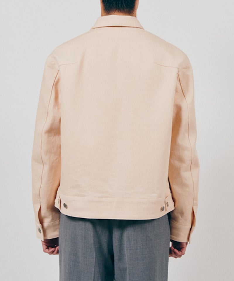 ディガウェル　DIGAWEL/DENIM JACKET (PINK WHITE) ディガウェルDIGAWEL/DENIM JACKET (PINK WHITE)