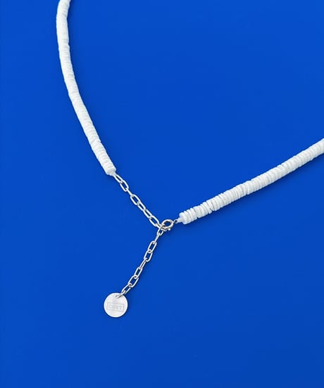 DIGAWEL × J.PRESS「CRST」 White Shell Necklace 55