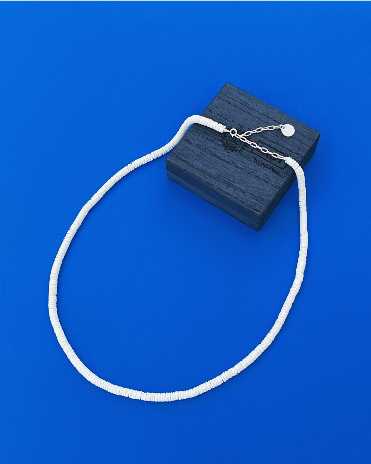 DIGAWEL × J.PRESS「CRST」 White Shell Necklace 55