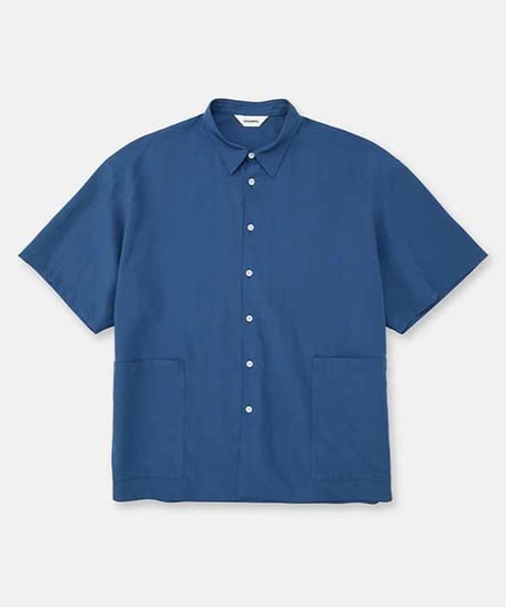 DIGAWEL Side pocket S/S shirt ②【NAVY】