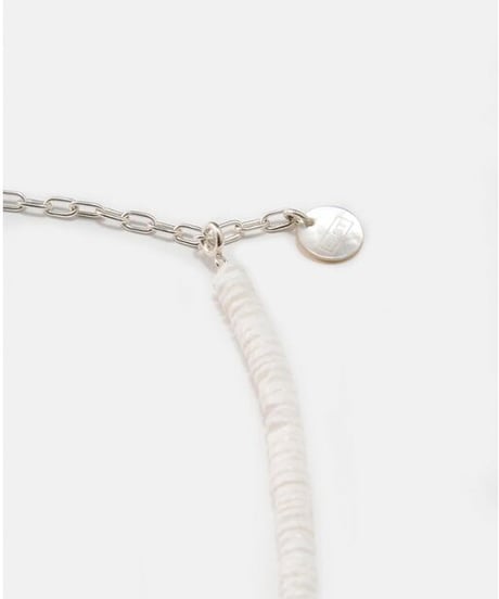 DIGAWEL × J.PRESS「CRST」 White Shell Necklace 55