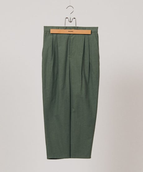DIGAWEL  2 Tuck Tapered Pants【D.GREEN】