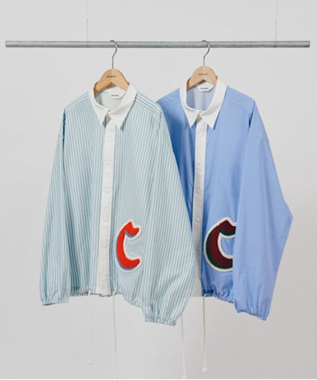 DIGAWEL  Coach L/S Shirt jacket【STRIPE】