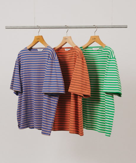 DIGAWEL  Boat neck S/S 【GRAY】