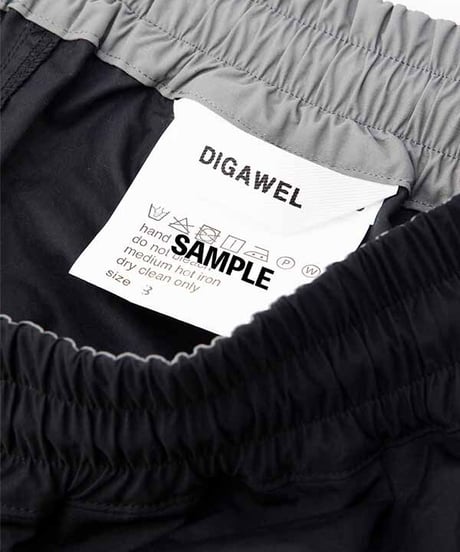 DIGAWEL  BAGGY SHORTS【BLACK】