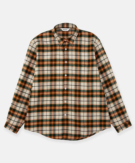 DIGAWEL Check shirt (generic)【WH/GREEN/OR】