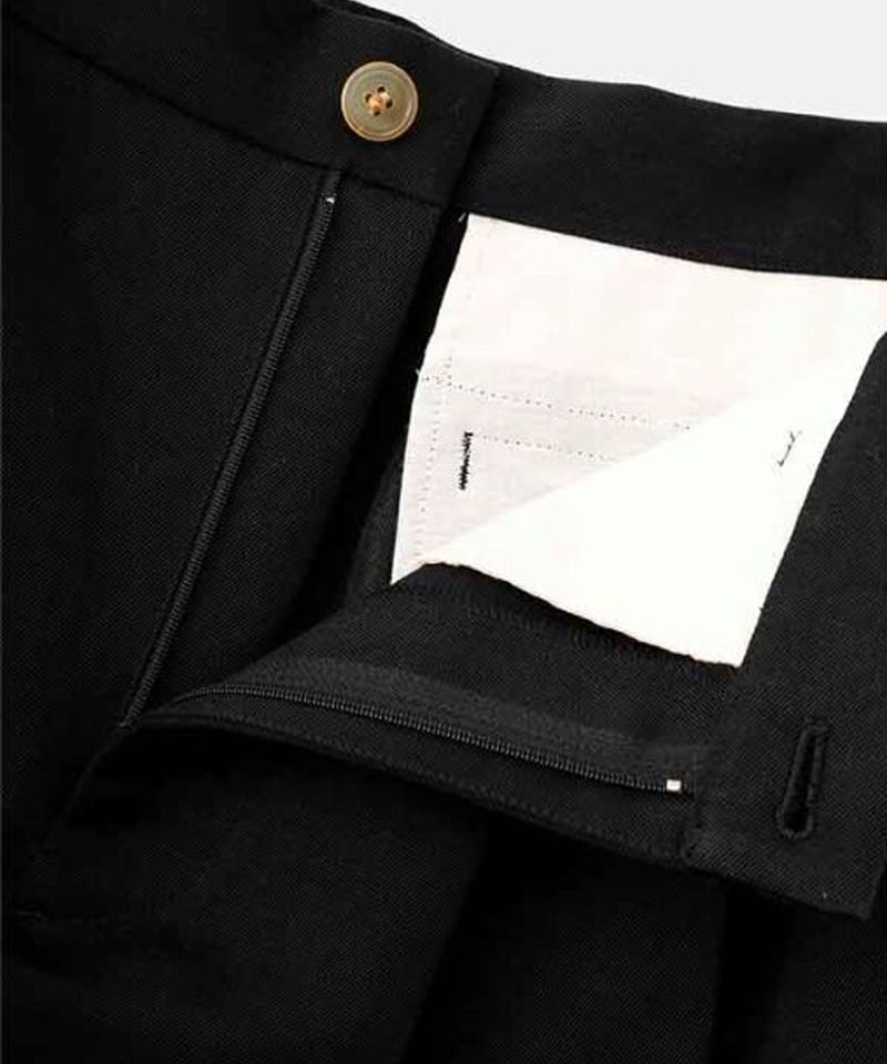 DIGAWEL 2Tuck Tapered Pants【BLACK】 | welles