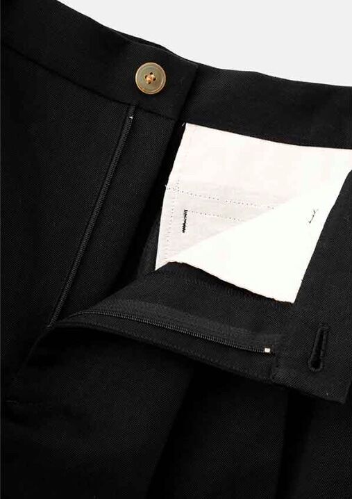 DIGAWEL 2Tuck Tapered Pants【BLACK】 | welles