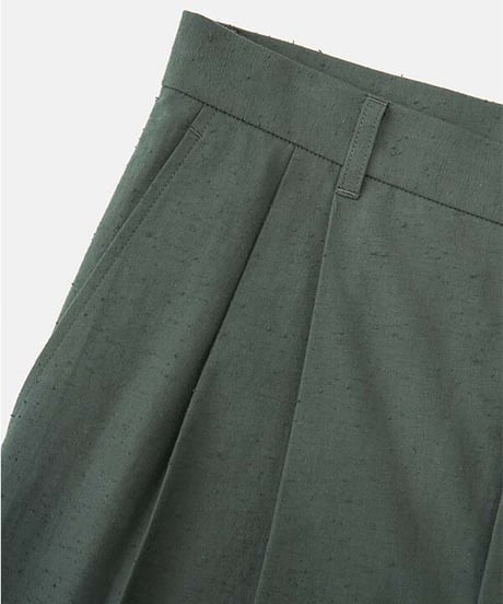DIGAWEL  2 Tuck Tapered Pants【D.GREEN】