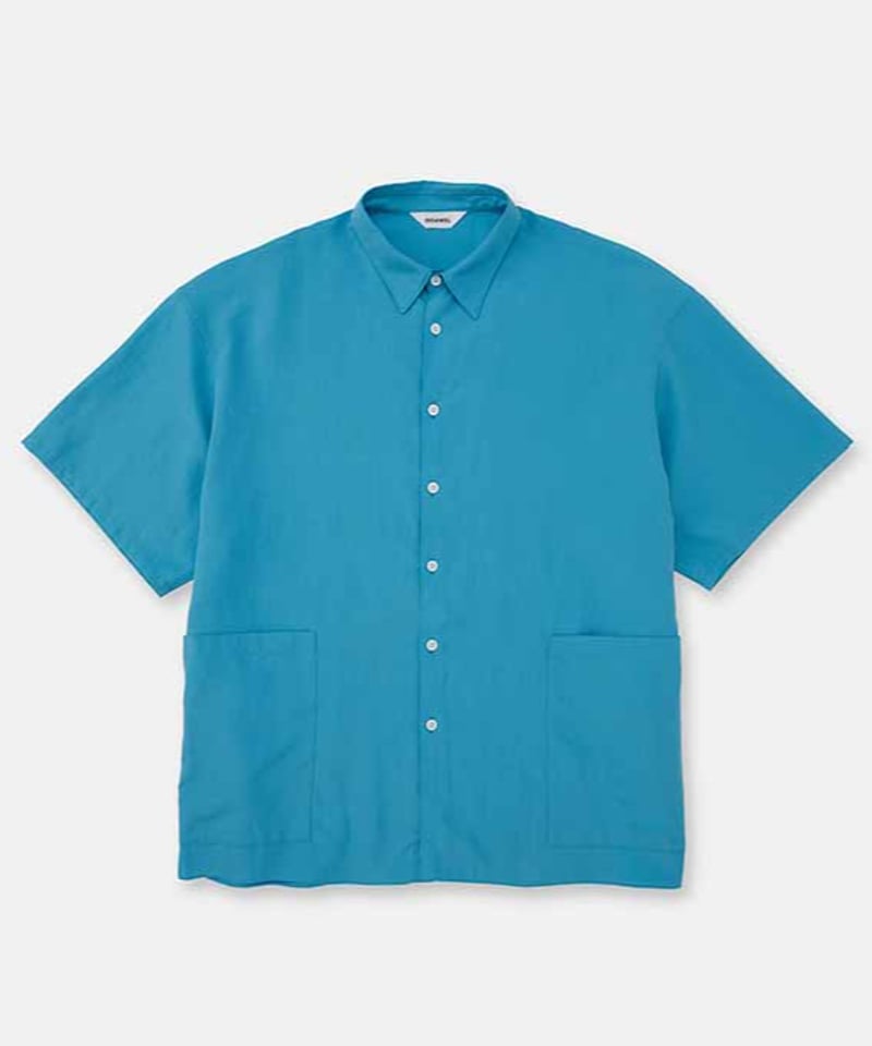 ディガウェル 半袖 シャツ 2点セット 青 黒 DIGAWEL シャツ 「DIGAWEL/ディガウェル」Side pocket L/S shirt