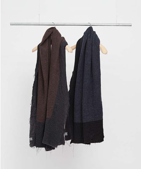 DIGAWEL Stole (fulling/milling)【C.GRAY/BROWN】