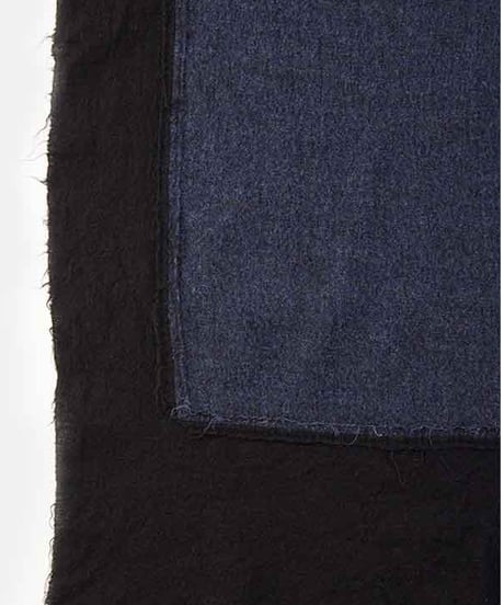 DIGAWEL Stole (fulling/milling)【BLACK/NAVY】