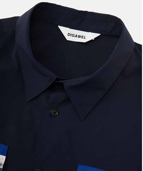 DIGAWEL  Oversized S/S Shirt【NAVY】
